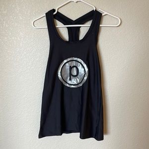 Black and metallic Pure Barre tank